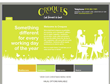 Tablet Screenshot of croques.co.uk